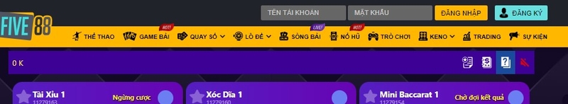 đăng nhập Five88